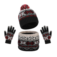 Custom Unisex Winter Warm Knitted Set