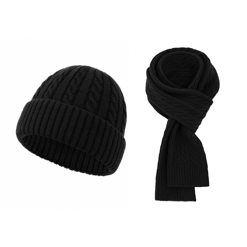 Black Knit Two PIece Set