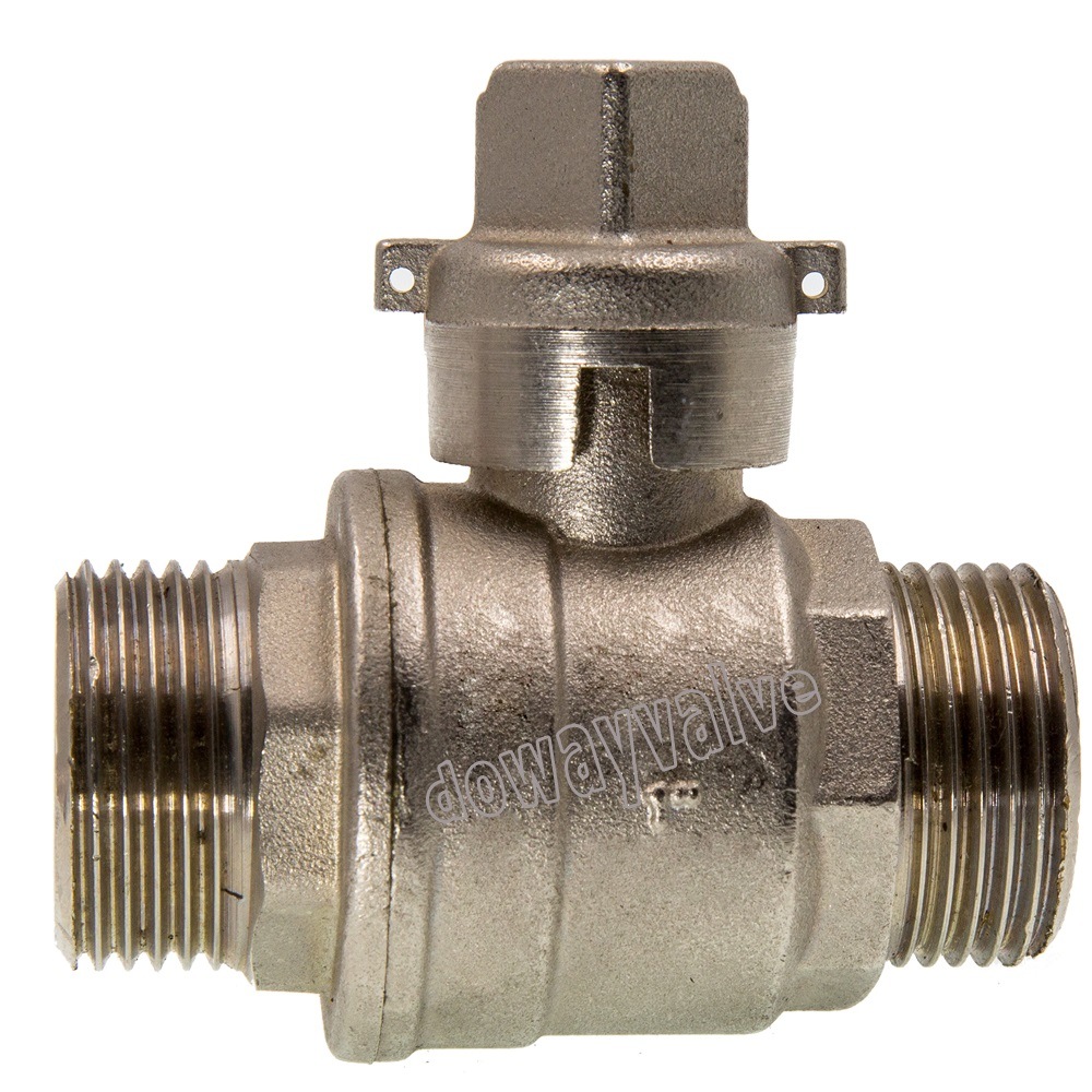 Robinet &agrave; bille verrouillable nickel&eacute; en usine de la Chine