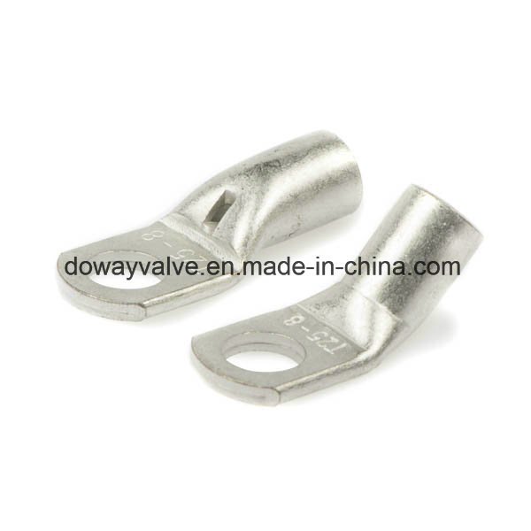 Bornes de tube en cuivre coud&eacute;es T45 pour fil