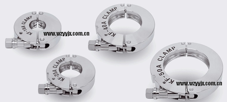 KF High Tension Vacuum Clamp With Lock SS304