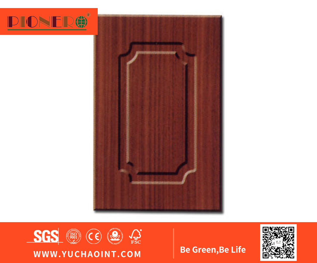 Experienced Custom Design Shaker Melamine Handle Kitchen Cabinet Doors