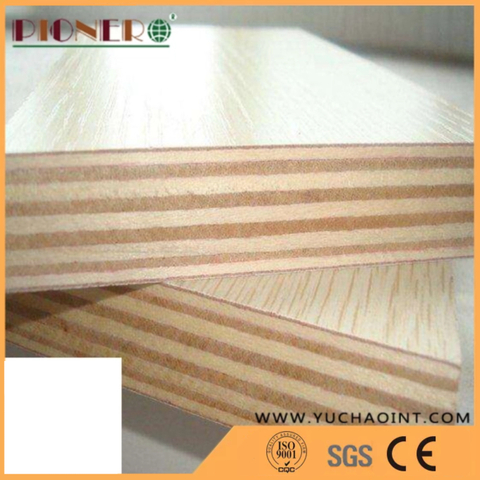 Decoration Usage Wood Grain Melamine Laminated Plywood