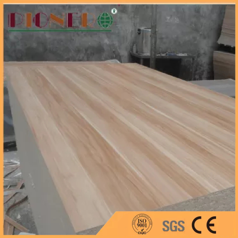 Wood Grain Melamine Laminated Particle Board/ Furniture Grade chipboard 