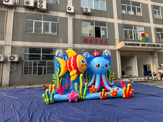 Inflatable Underwater World Advertisement