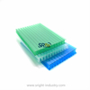 China Factory 10mm 12mm Four Wall Polycarbonate Hollow Sheet Roofing Sheets Roofing Polycarbonate Sheets