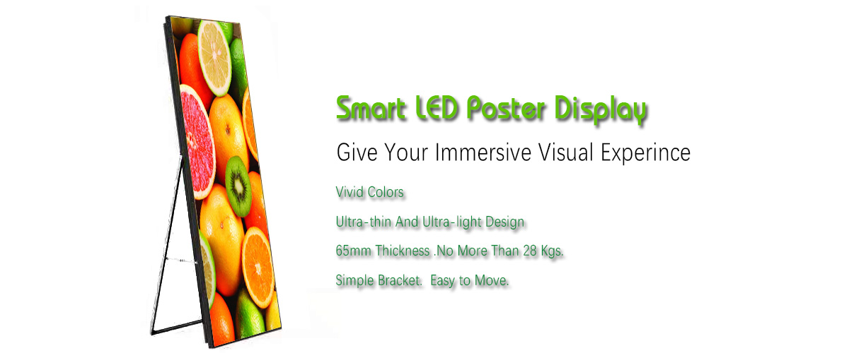 Multigröße SMD P2.6 Smart LED Poster Display