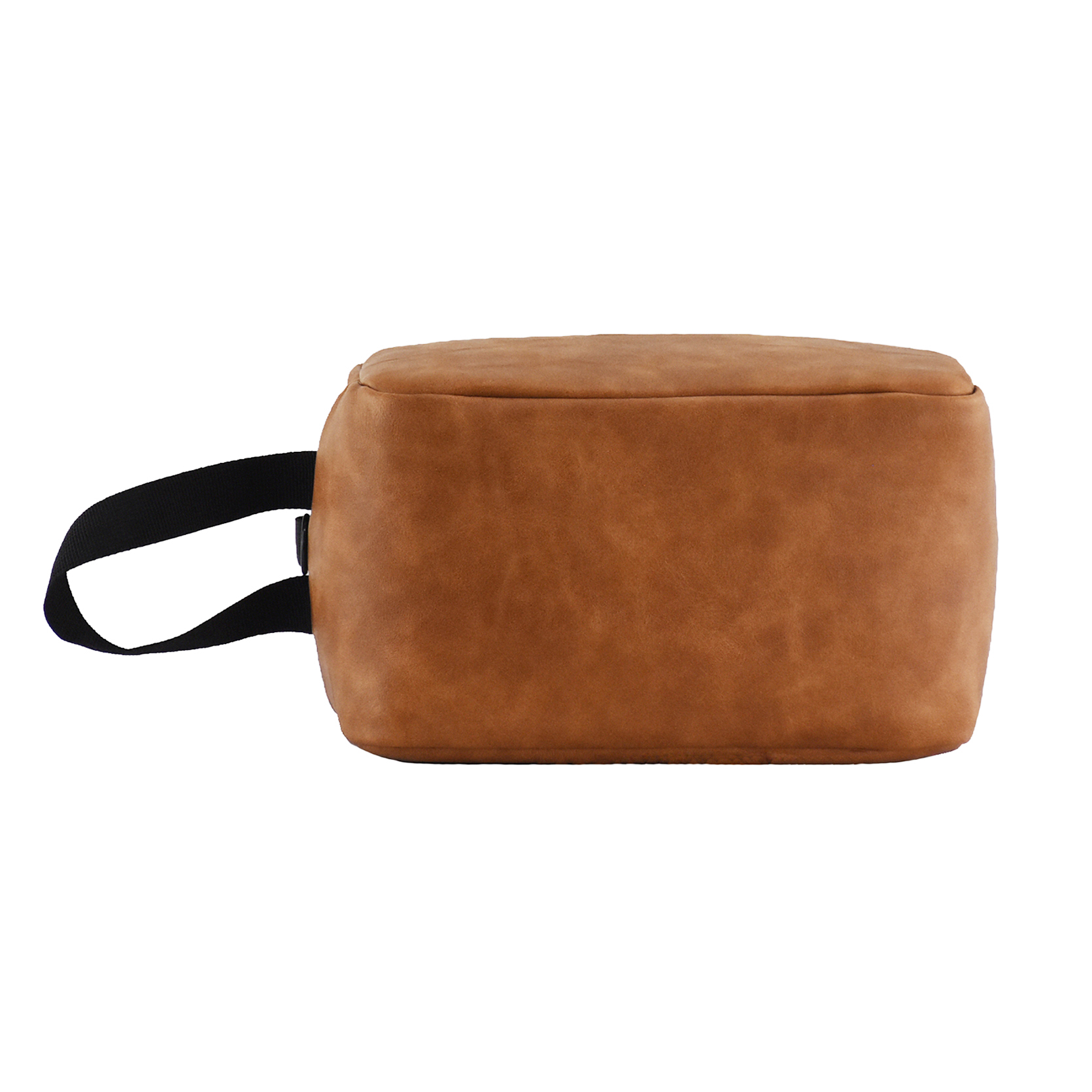 Odor Scent Proof Pu Leather Toiletry Bag with Carbon Lining