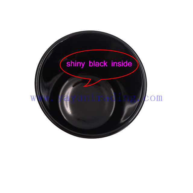 Wholesale Empty 300ml 10oz Shiny Black Glass Candle Jar