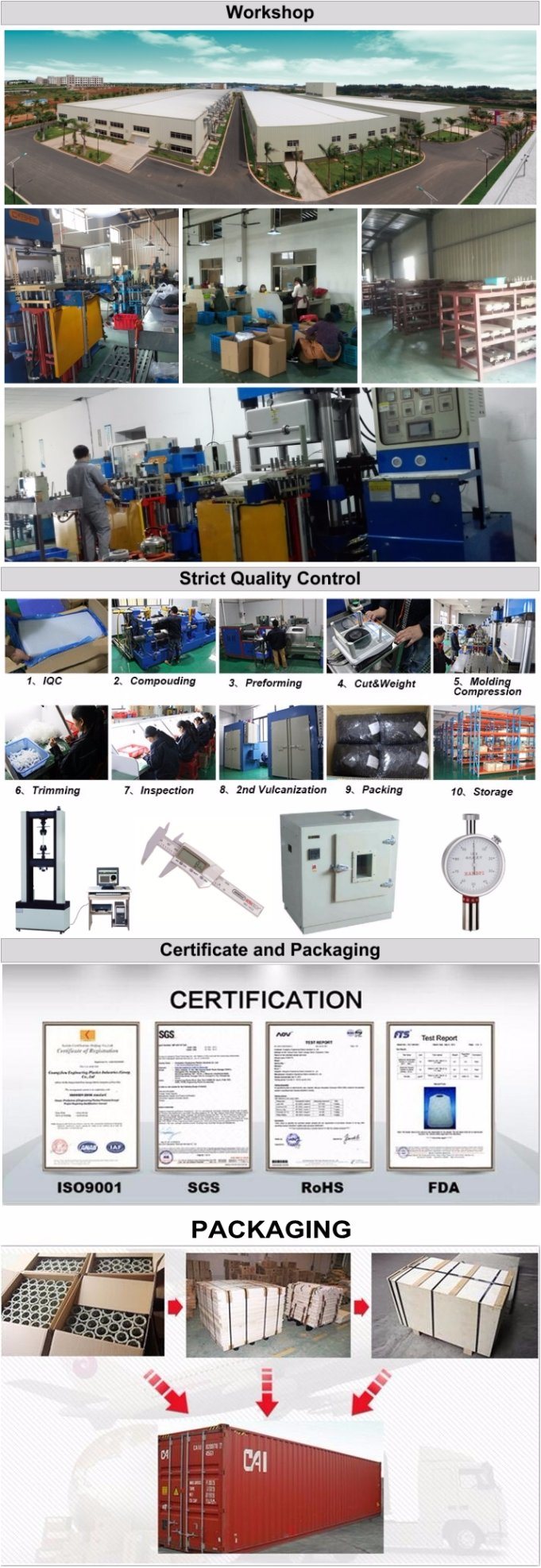 Rubber Sealing Part for Auto Industry