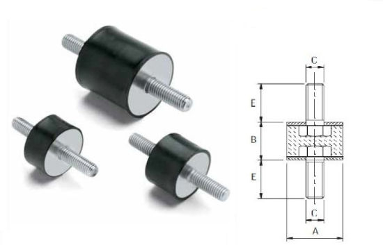 Good Protection Rubber Vibration Damper to Dampen Vibration