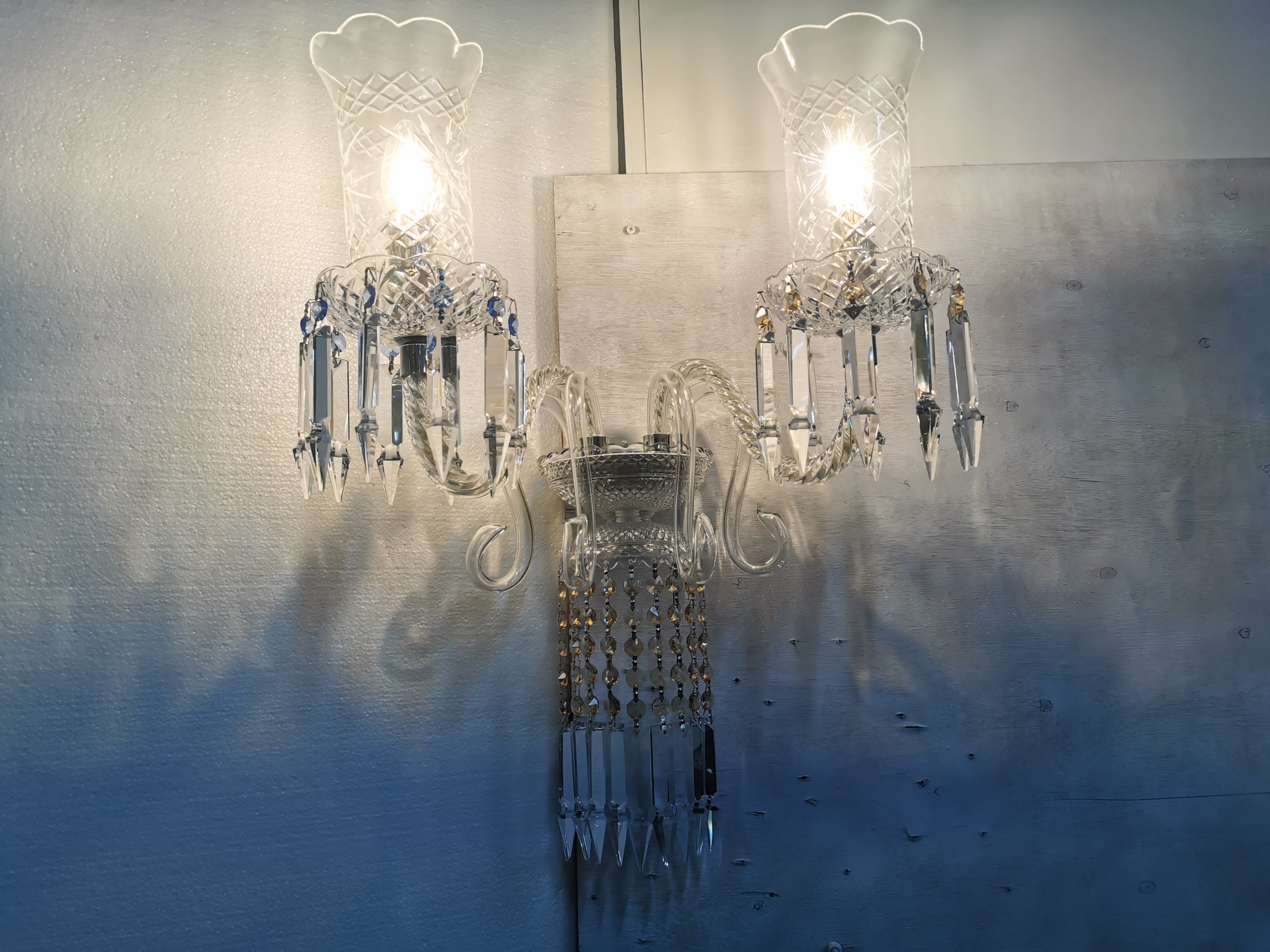 Дизайн виллы Французский декоративный хрустальный настенный светильник (KAME02)
