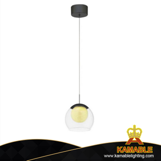 Современный дизайн в стиле прозрачного стекла, белый внутренний подвесной светильник в ресторане (KISM-72P) 