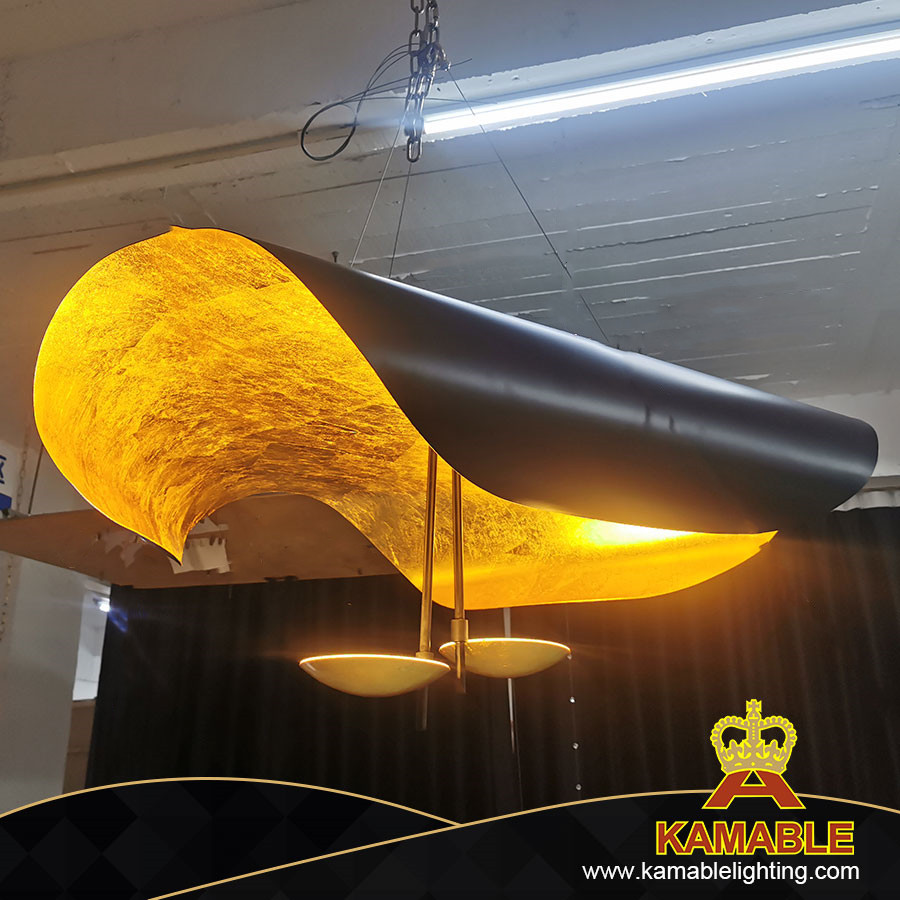 Отличная железная подвесная лампа в форме зонтика в гостиной (KIB-20P) 