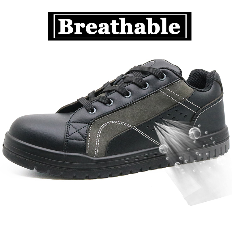 PU injection slip resistant anti static metal free sport shoes safety