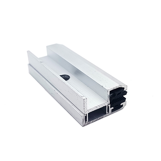 Montage sur panneau en aluminium Panneau de montage solaire Pince d'extrémité à couche mince