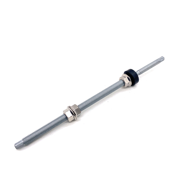 الكربون الصلب M8X249 الحفر الذاتي المزدوج شماعات الترباس لنظام الألواح الشمسية