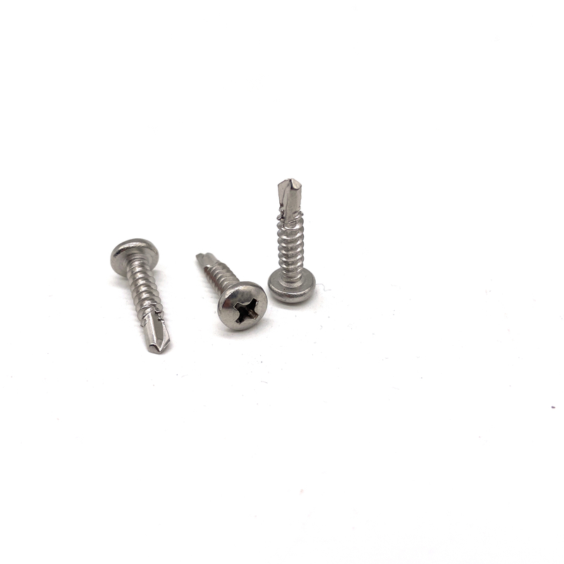  SUS 304 316 410 20 mm 25 mm DIN7504N Tornillo autoperforante Phillips con cabeza plana