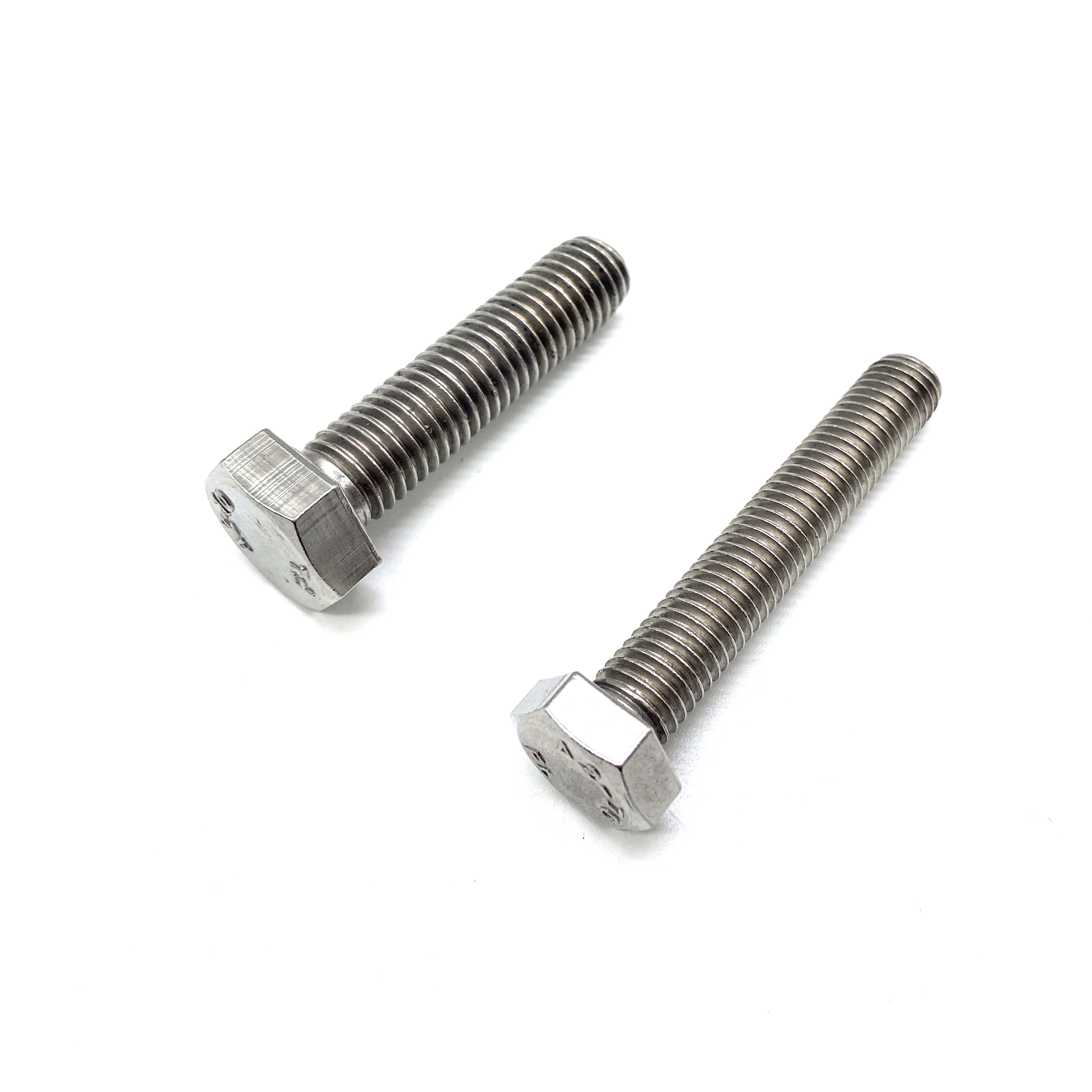 Pernos roscados completos de cabeza hexagonal de acero inoxidable INOX A2 INOX A4 DIN933