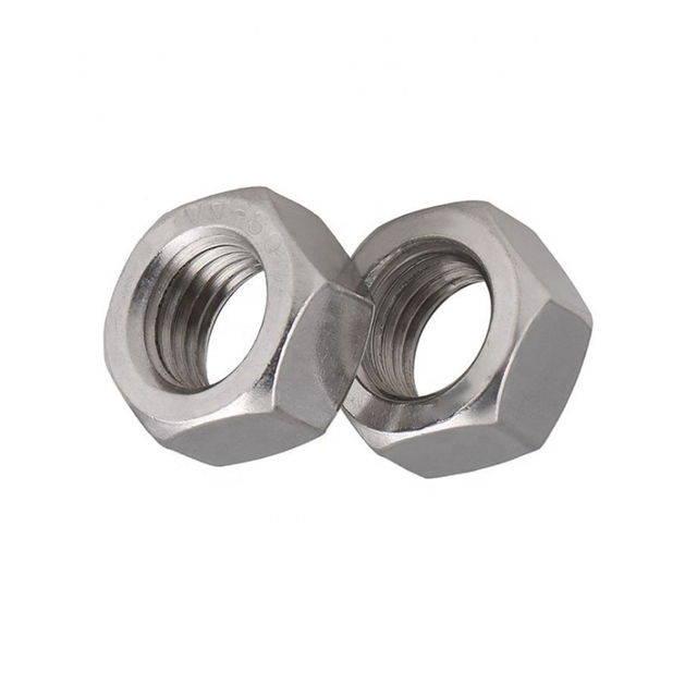 Tuerca hexagonal de las sujeciones de los pernos y de las nueces M45 del acero inoxidable Ss304 Ss201M2 M8 A194 