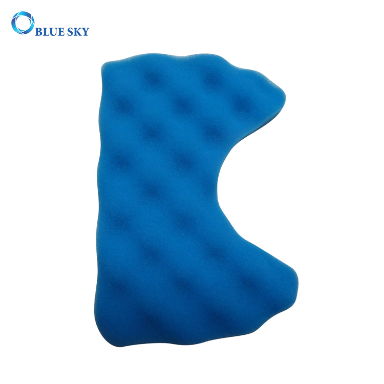 Filtros de espuma de esponja azul ondulado para aspiradoras Samsung DJ97-01159B DJ97-00841A