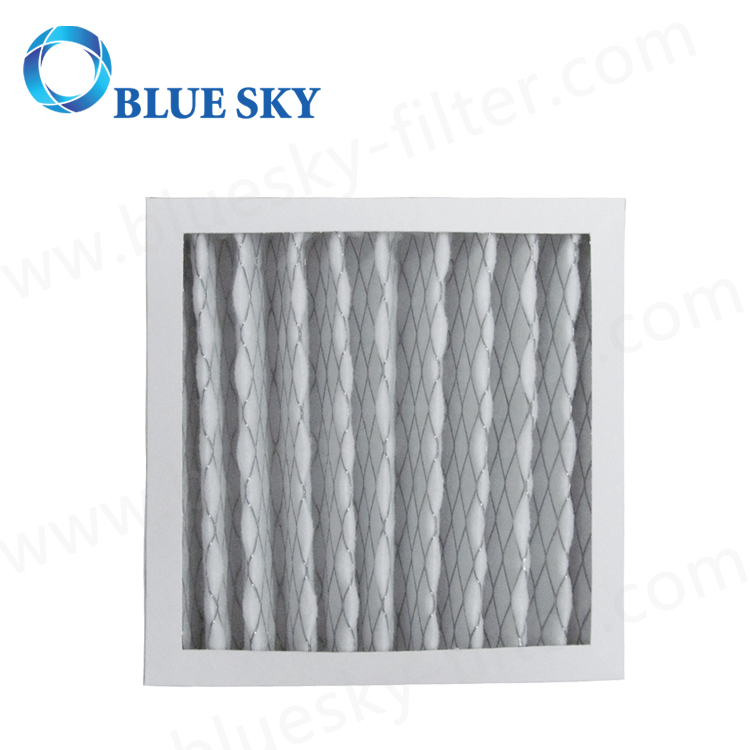 Filtro de aire de horno plisado de cartón MERV 6 personalizado de 7,8x7,8x1,8 pulgadas