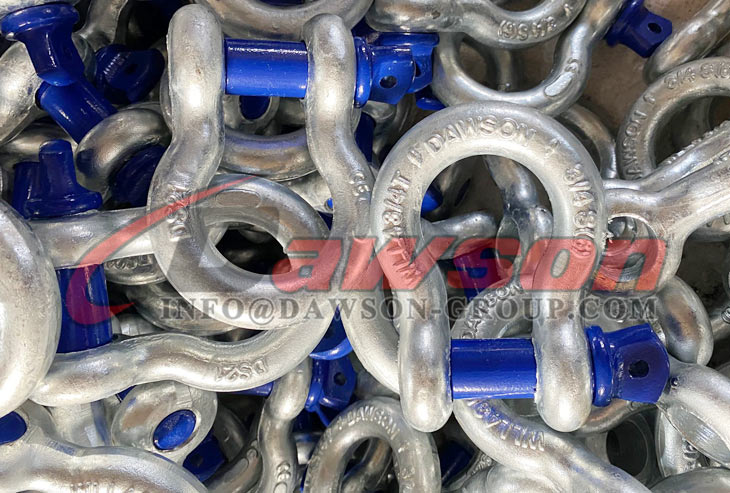 Grillete de anclaje con pasador de tornillo de aleaci&oacute;n forjada tipo EE. UU., Grillete de arco con pasador de tornillo S6 - Dawson Group Ltd. - Fabricante, proveedor de China