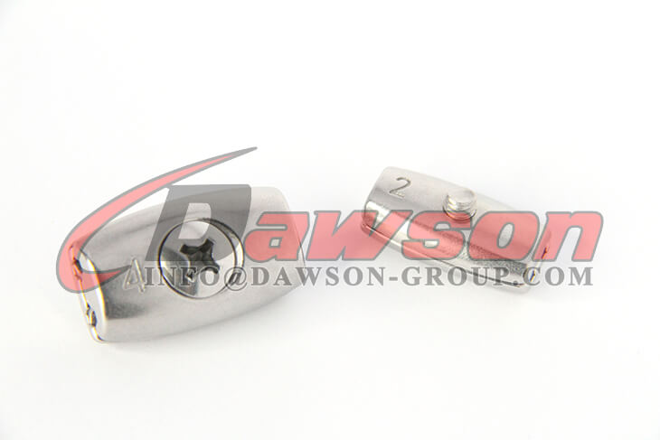 Clip para cable con forma de huevo de acero inoxidable 304, clip para cable ovalado SS - Dawson Group Ltd. - Fabricante, proveedor de China