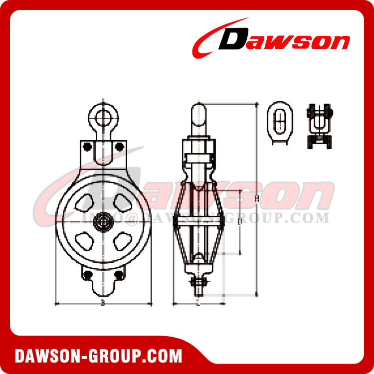マリン ブロック、タイプ B マリン ブロック - Dawson Group Ltd. - 中国メーカー、サプライヤー