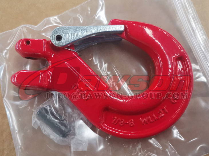 Gancho deslizante de horquilla G80 con pestillo para cadena G80 EN818-2 Dawson Group Ltd. - Fabricante, f&aacute;brica y proveedor de China