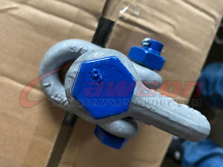 Grillete de cadena tipo EE. UU. galvanizado en caliente de la marca Dawson con pasador de seguridad, grillete tipo Dee con perno S6 - Dawson Group Ltd. - Fabricante, f&aacute;brica y proveedor de China