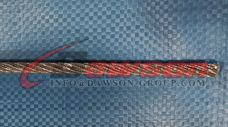 Construcci&oacute;n de cable de acero (6 &times; 19 + FC 8 mm-1000 m) - Dawson Group Ltd. - Fabricante, proveedor y f&aacute;brica de China