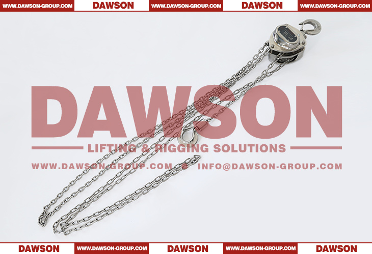 Polipasto de cadena de acero inoxidable DAWSON DS-ST-C 0.5T, bloque de cadena SS 500 kg, polipasto de cadena manual - Dawson Group Ltd. - Proveedor de China, F&aacute;brica