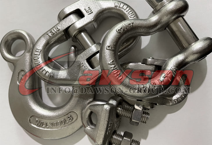 Hardware de aparejo forjado por estampaci&oacute;n de acero inoxidable 316 - Dawson Group Ltd. - Proveedor de China, F&aacute;brica