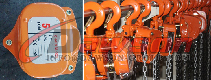 DSVC-A 0.5T - 50T 吊り上げ用頑丈チェーンブロック - Dawson Group Ltd. - 中国メーカー