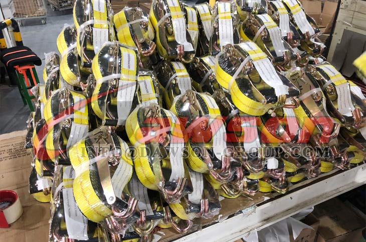 ダブル J フック付きラチェット ストラップ - Dawson Group Ltd. - 中国工場、サプライヤー