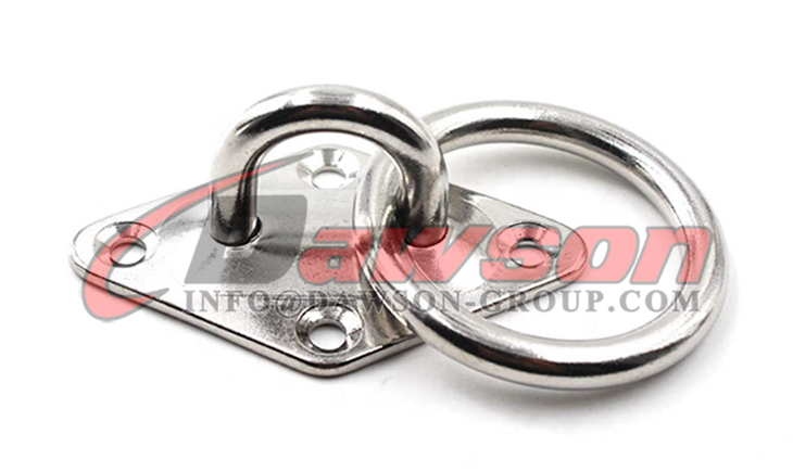 AISI304 リング付きダイヤモンド アイ プレート、リング付きステンレス鋼 316 ダイヤモンド パッド アイ - Dawson Group Ltd. - 中国工場、メーカー、サプライヤー