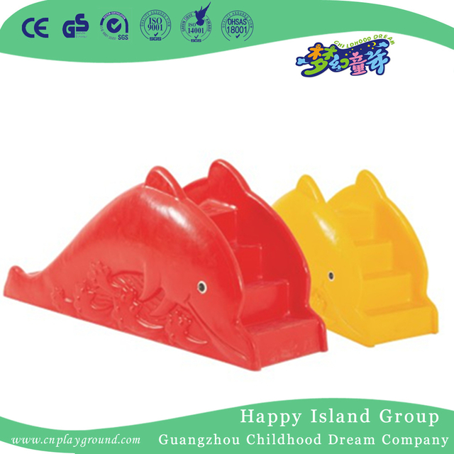 Cartoon Animal Plastic Small Slide Spielplatz (ML-2013905)