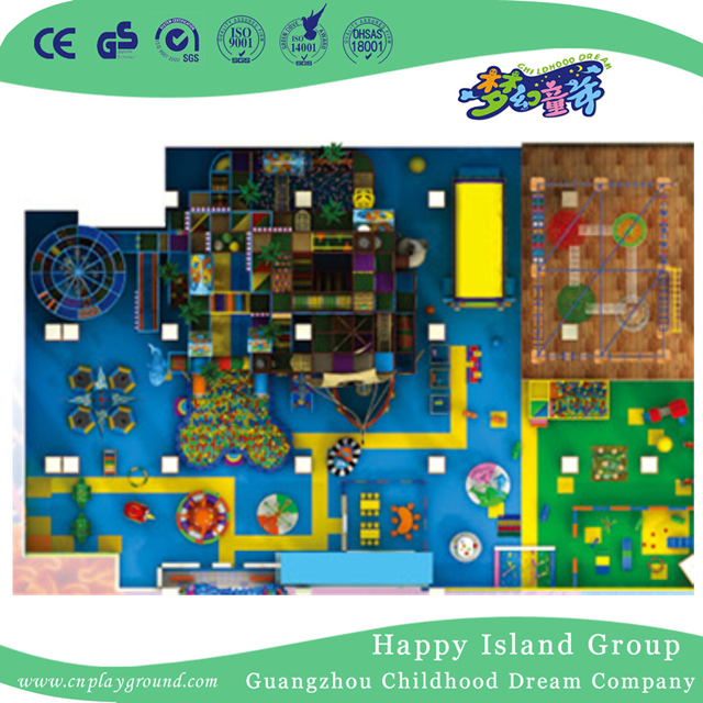 Großer Piratenschiff-Ozean-Innenspielplatz für Vergnügungspark (HHK-8801)