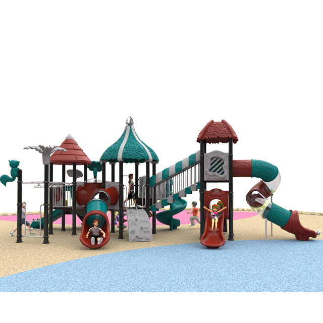 2022 Neues Design Großes Outdoor-Spielset für Kinder Naturspielplatz (HKDLS02701)