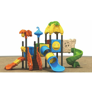 Kleines Outdoor-Spielset für Kinder mit 3 Rutschen (ML-2004601)