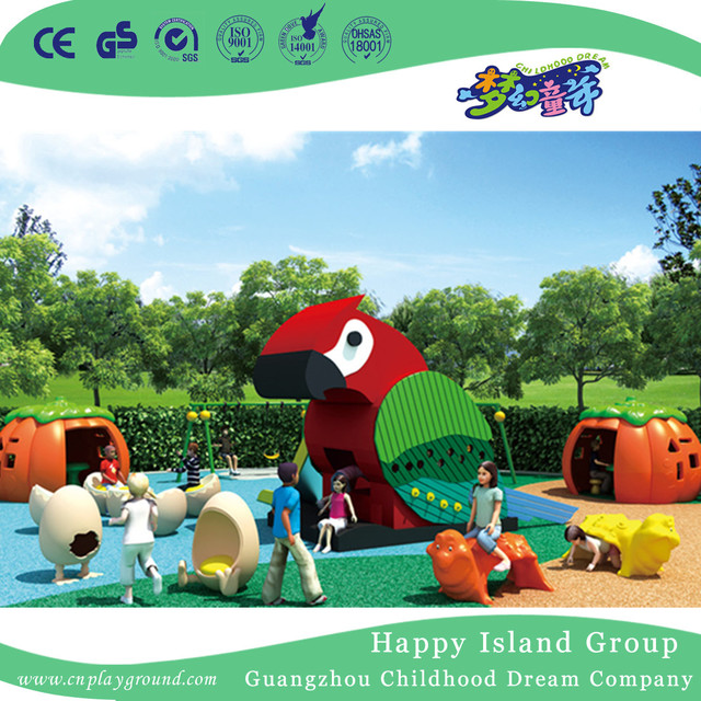 Al aire libre para niños pequeños Conch Climbing And Slide Animal Playground (HHK-4001)