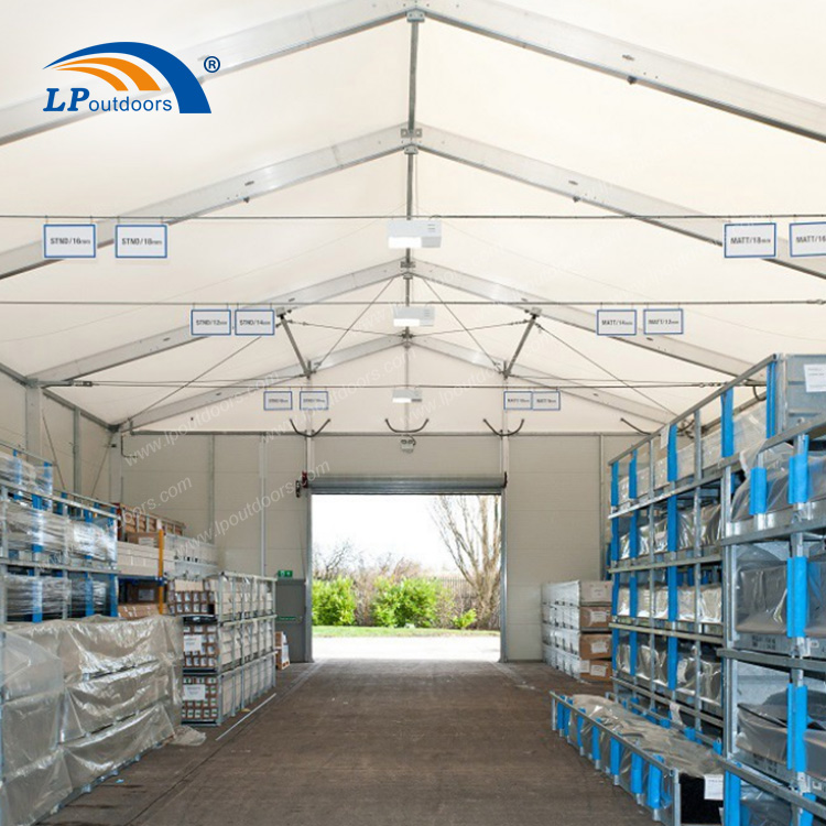 Мобильная индивидуальная алюминиевая конструкция, палатка для мастерской промышленного склада, ориентированная на безопасность и практичность-2