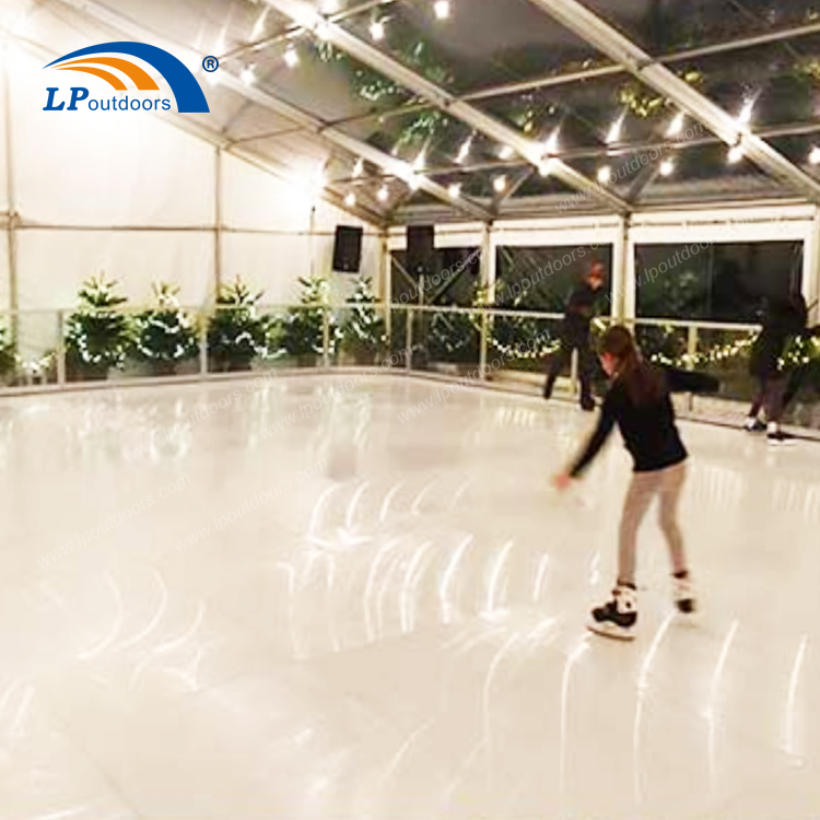 25米跨度可移动标准铝合金室内滑冰场篷房-1