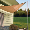 New Virgin HDPE Anti UV Sun Shade Sail Toldo Outdoor Triangle