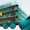 Red de valla de seguridad de construcción de andamios de construcción de HDPE