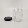 293ml Hexagon glass jar for food packing 