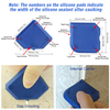 PROFESSIONAL TOOL KIT SEALANT SPATULAS SEALANT PROFILER SILICONE TROWEL&SCRAPER