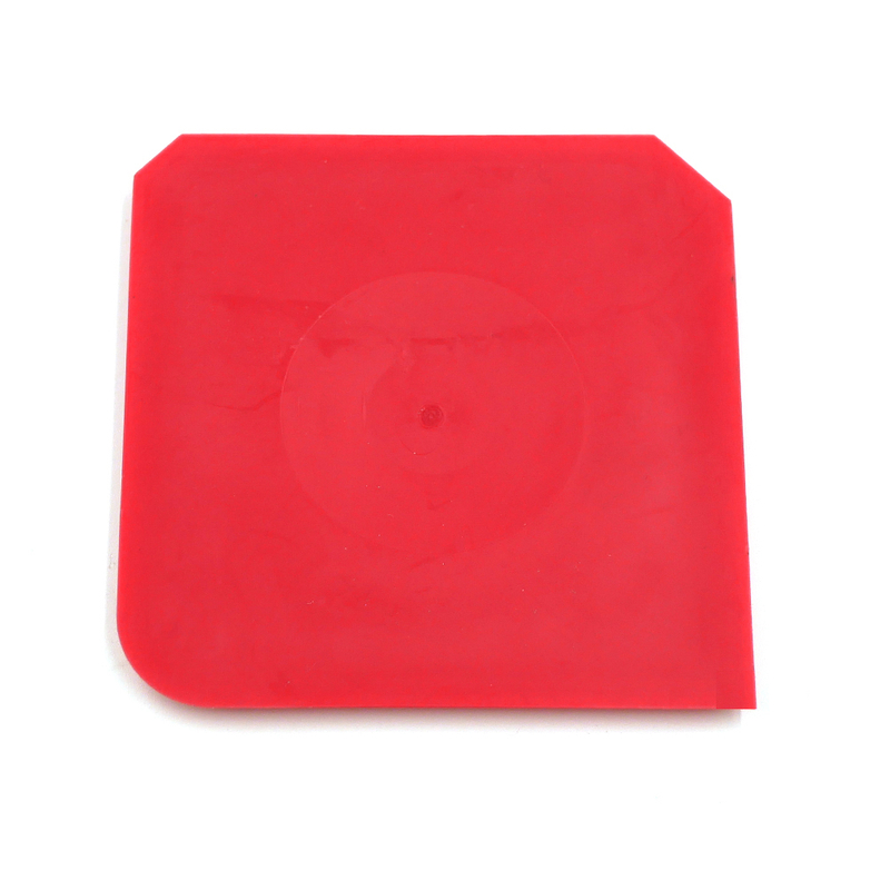 Red Sealant Silicone Caulking Tool Finishing Scraper Spatula 77x76x5mm Caulking Sealant Large