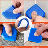 Silicone Caulk Removal Tool Kit Caulk Grout Remover Scraper(Stainless Steel Head) for Kitchen Bathroom Window